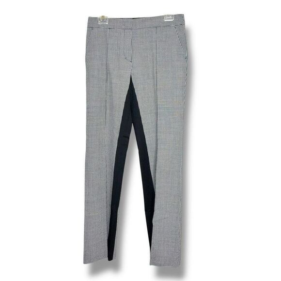DOROTHEE SCHUMACHER Straight Leg Black/White Houndstooth Trouser Pant Women’s 2 - Picture 1 of 6